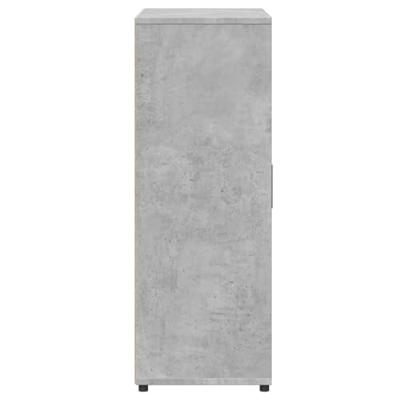 Dressoirs 2 st 60x31x84 cm bewerkt hout betongrijs
