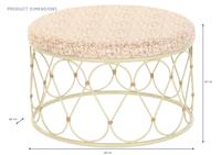 Hoofdtafel DKD Home Decor Metaal 48 x 48 x 30 cm - thumbnail