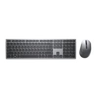 Dell KM7321W Qwerty UK RF & BT Draadloos Desktopset - Grijs, Titanium - thumbnail