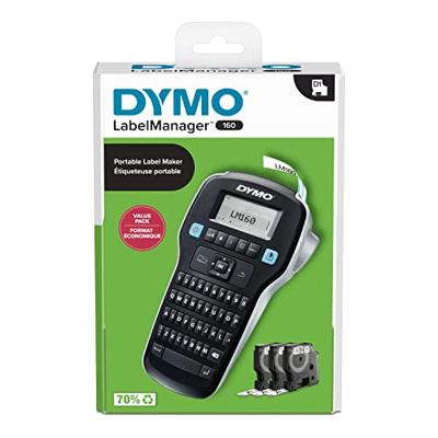 Labelprinter dymo labelmanager 160 qwerty 12mm pak Labelprinter dymo labelmanager 160 qwerty 12mm pak
