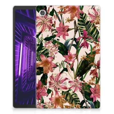 Lenovo Tab M10 Plus | Siliconen hoesje | Flowers
