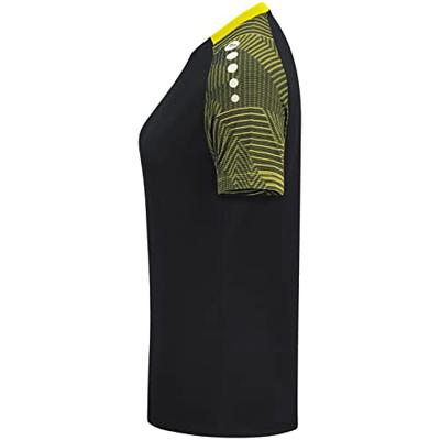 JAKO 6122D T-Shirt Performance Dames - Zwart/Zachtgeel - 42 - thumbnail