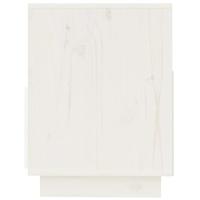 Tv-meubel 140x37x50 cm massief grenenhout wit - thumbnail