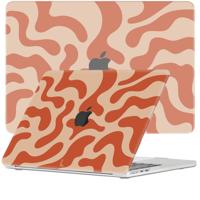 Lunso MacBook Air 13 inch M1 (2020) cover hoes - case - Orange Fever - thumbnail