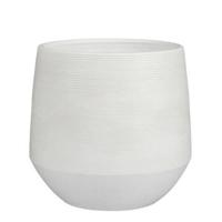 Mica Decorations bloempot Evora 30x28cm off white - thumbnail