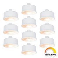 10x LED Module - Dimbaar - 3.8W 220lm - Dim to warm - Vervangt 50 Watt - GU10 fitting - Plat - Universele fitting - thumbnail