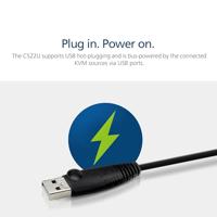 ATEN CS22U-AT KVM-switch 2 poorten VGA USB 2048 x 1536 Pixel - thumbnail