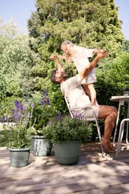 Bloempot - ELHO - Amiga Rond 40 - Groen - Ø 39 x H 29 cm - Buiten - 100% gerecycled