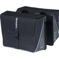 Dubbele fietstas Basil Forte 35 liter 41 x 15 x 34 cm - zwart - thumbnail