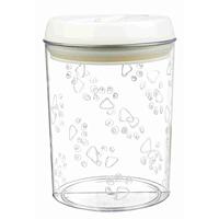 TRIXIE VOORRAADPOT KUNSTSTOF TRANSPARANT / WIT 1,5 LTR 17,5 CM - thumbnail