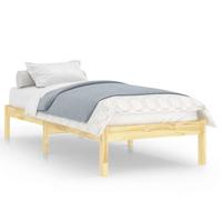 Bedframe massief hout 75x190 cm - thumbnail