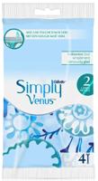 Gillette Simply Venus 2 Wegwerpscheermesjes 4st - thumbnail