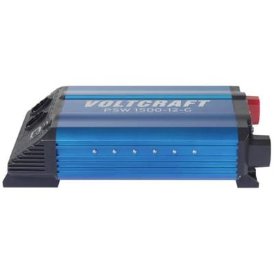 VOLTCRAFT PSW 1500-12-G Omvormer 1500 W 12 V/DC - 230 V/AC Zuivere sinusvorm VOLTCRAFT PSW 1500-12-G Omvormer 1500 W 12 V/DC - 230 V/AC Zuivere sinusvorm