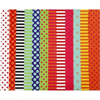 Colortime Glanspapier met print multicolor 24 x 32 cm 100 vellen