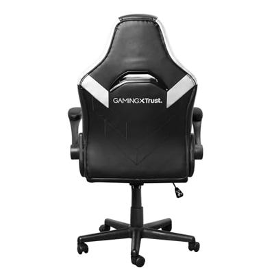 Trust gxt 703w riye gamingstoel (zwart/wit)