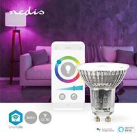 SmartLife Multicolour Lamp | Wi-Fi | GU10 | 345 lm | 4.9 W | RGB + Instelbaar Wit | Android / IOS | PAR16 - thumbnail