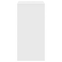 Bartafel 51x50x103,5 cm bewerkt hout wit - thumbnail