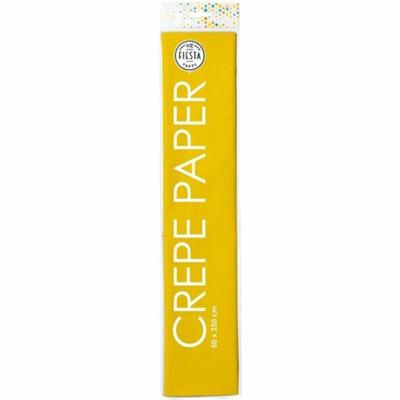 Globos Crepepapier 50x250cm geel pak a 12 rol