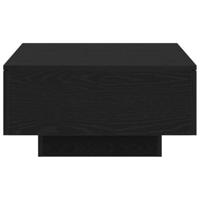 Salontafel Zwart eiken 90 x 60 x 31 cm Bewerkt hout - thumbnail