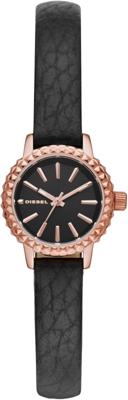 Horlogeband Diesel DZ5498 Leder Zwart 10mm