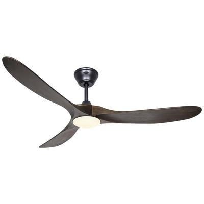 CasaFan ECO GENUINO-L 152 MS-NB Plafondventilator 16.5 W (Ø x h) 1520 mm x 340 mm Zwart (mat) Met afstandsbediening, Met wintermodus