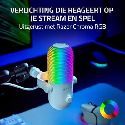 Razer Seiren V3 Chroma Microfoon Wit Razer Seiren V3 Chroma Microfoon Wit