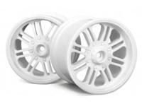 8 spoke wheel white (83x56mm/2pcs) - thumbnail