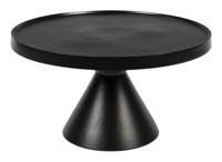 Zuiver Ronde Salontafel 'Floss' 60cm, kleur Zwart - thumbnail