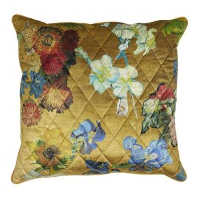 Beddinghouse Beddinghouse x Van Gogh Museum Carré Fleuri Cushion - Gold 50x50 cm