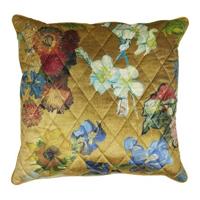 Beddinghouse Beddinghouse x Van Gogh Museum Carré Fleuri Cushion - Gold 50x50 cm - thumbnail