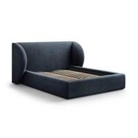 Micadoni Bedframe Miley met Opbergruimte - 160 x 200 cm - Chenille - Koningsblauw - thumbnail
