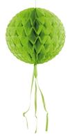Licht groene Honeycomb Bol - 30cm - thumbnail