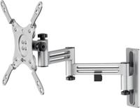Goobay tv wall mount caravan fullmotion (m), 13 to 43 inch wandmontage (zilver) - thumbnail