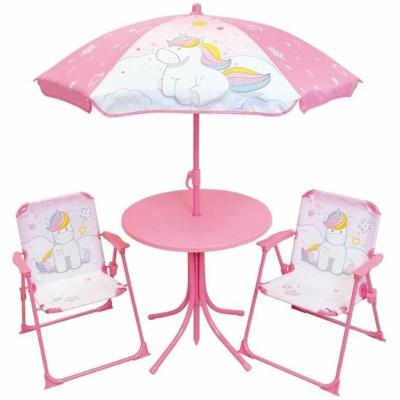 Set met kindertafel en stoelen Fun House Unicorn Roze