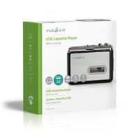 Nedis Cassettebandjes Digitaliseren | Draagbaar | Output: 1x 3,5 mm / 1x Mini USB | 1 stuks - ACGRU100GY ACGRU100GY - thumbnail