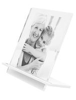 Deknudt Transparante fotokader 5,4mm dik met witte staander 13x18 S58SD1 - thumbnail