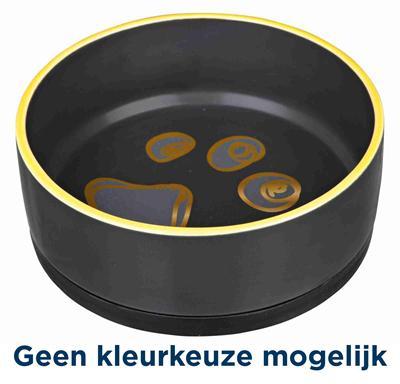 TRIXIE VOERBAK JIMMY KERAMIEK / RUBBERRAND ASSORTI 16X16 CM 750 ML TRIXIE VOERBAK JIMMY KERAMIEK / RUBBERRAND ASSORTI 16X16 CM 750 ML