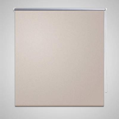 VidaXL Rolgordijn verduisterend 164,4 x 175 cm stofbreedte 160 cm beige