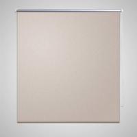 VidaXL Rolgordijn verduisterend 164,4 x 175 cm stofbreedte 160 cm beige - thumbnail