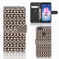 Huawei P Smart Telefoon Hoesje Aztec Brown - thumbnail