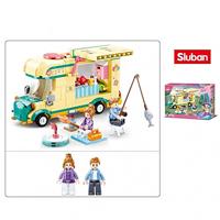 Sluban camper (girl's dream) bouwstenen set - thumbnail
