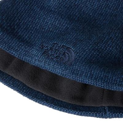 The North Face Jim Beanie Muts Heren Shady Blue Heather One Size - thumbnail