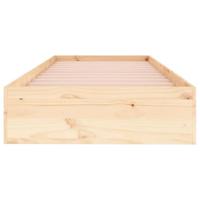 Bedframe massief hout 75x190 cm 2FT6 Small Single - thumbnail
