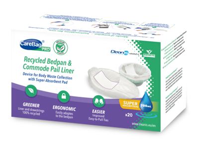 CareBag Recycled Ondersteek- en Toiletstoelzakken CareBag Recycled Ondersteek- en Toiletstoelzakken
