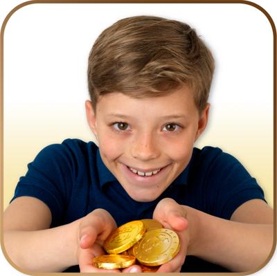 Megableu chocolade munten maker - thumbnail