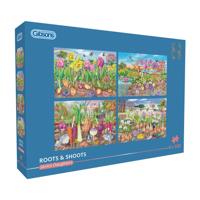 Roots and Shoots Puzzel 4x 500 Stukjes - thumbnail