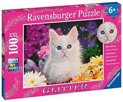 Ravensburger puzzel schitterend katje 100 XXL stukjes Ravensburger puzzel schitterend katje 100 XXL stukjes