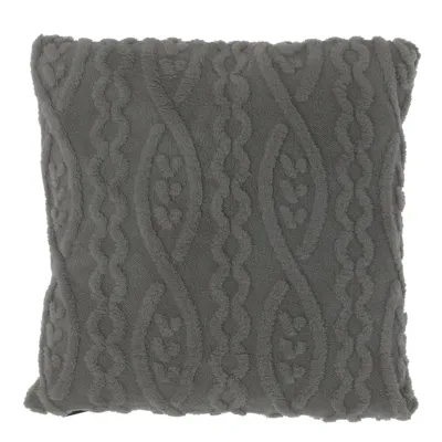 Unique Living kussen pleun 45x45cm donkergrijs