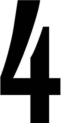 RZB 99223.003.4 Cijfer „4 120 mm 1 stuk(s)