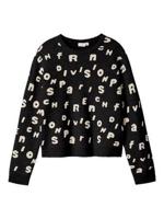 Name it winter sweater meisjes - zwart - regular fit, gebreid - NkfOline - thumbnail